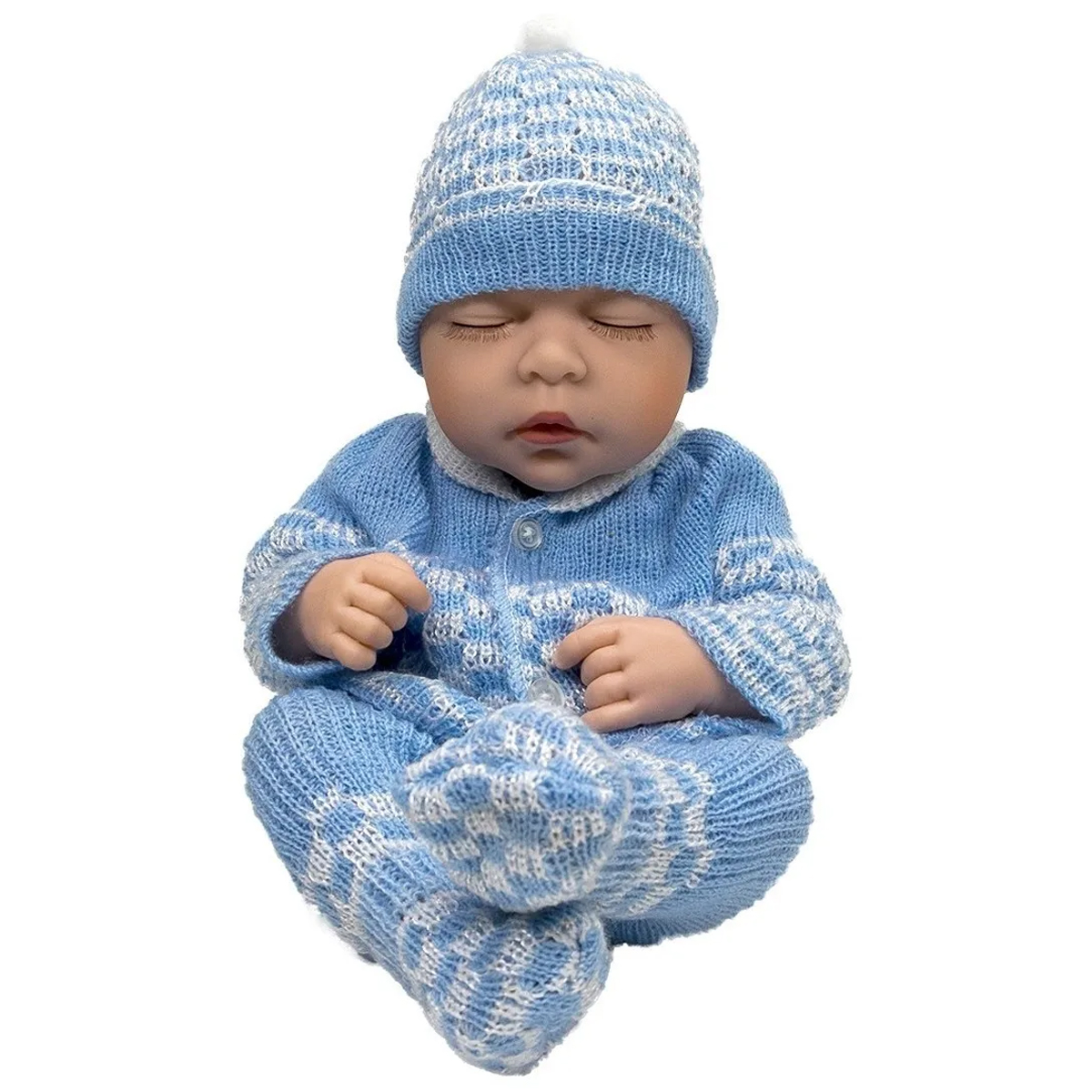 Muñeco Bebe Prematuro Dormido 35 Cm Juguete Cursos Enfermería Doctor