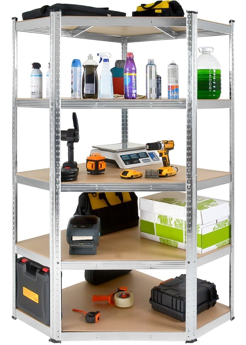 Anaquel Estante Metalico Esquinero 250 Kg Pentagonal