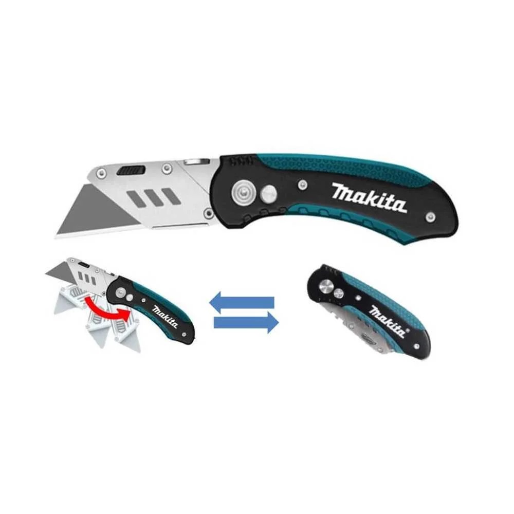 Navaja Multiusos Plegable De Cambio Rápido Makita E11520