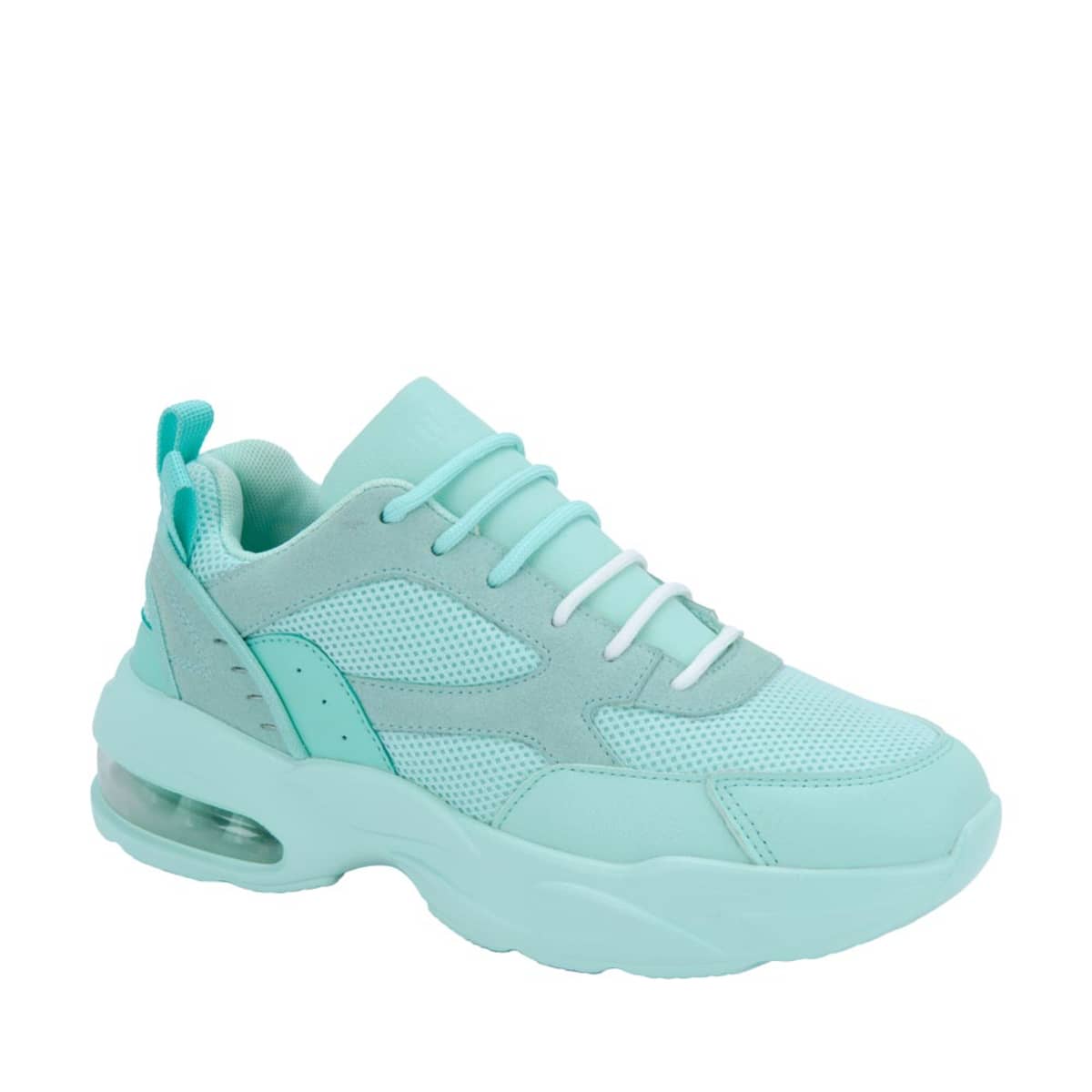 Tenis urbanos de válvula marca Thalia Sodi color azul turquesa, para mujer, mod. 1042987