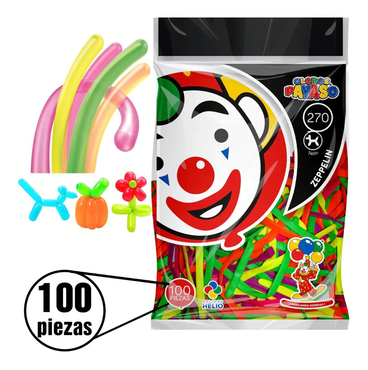 Globos Zeppelin Largos Tripa Globoflexia Salchicha Fiestas