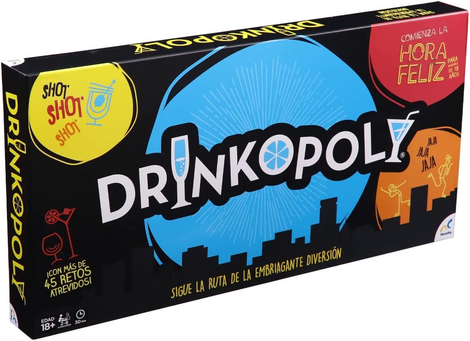 DRINKOPOLY JUEGO DE MESA PARA ADULTOS 