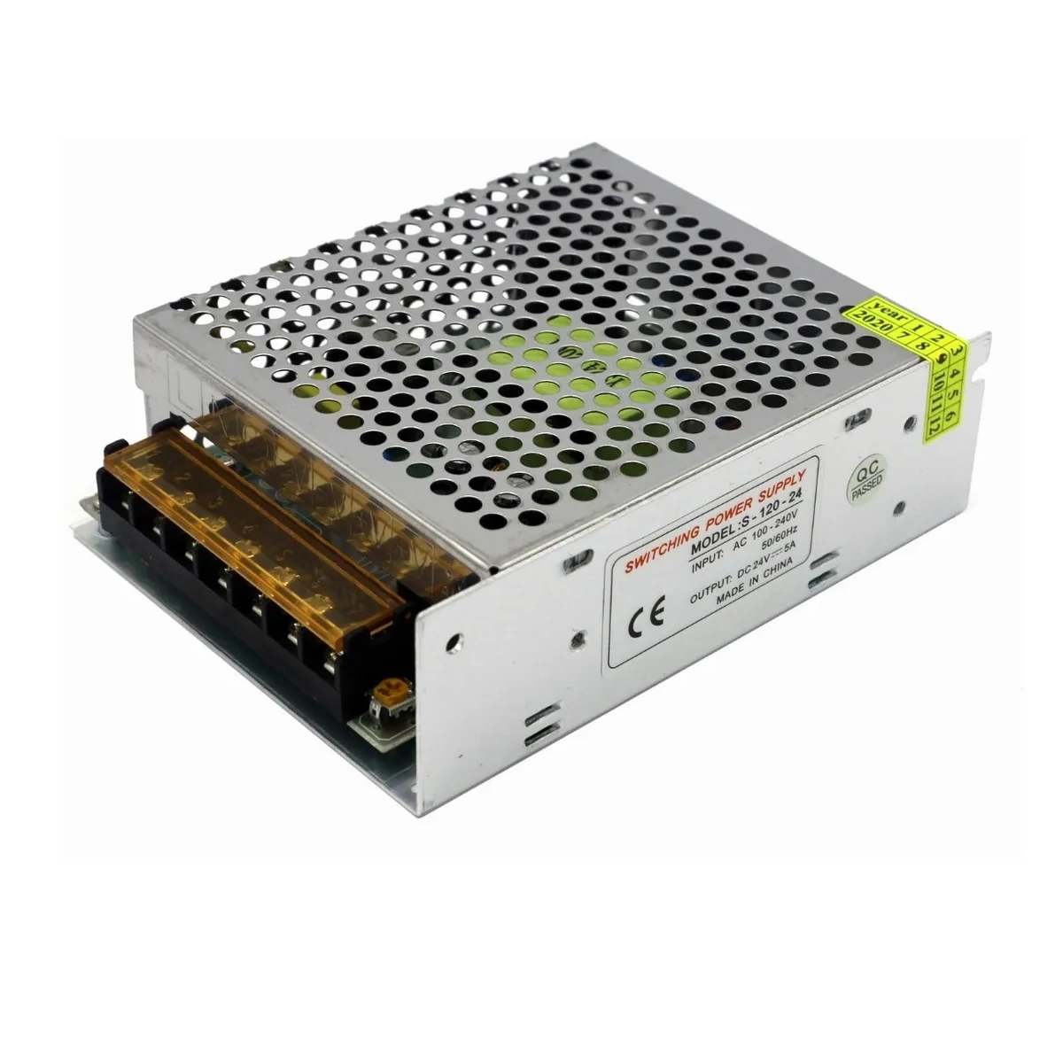 Fuente Conmutada De Alimentación 24v 5a 120w 110/220 Vca