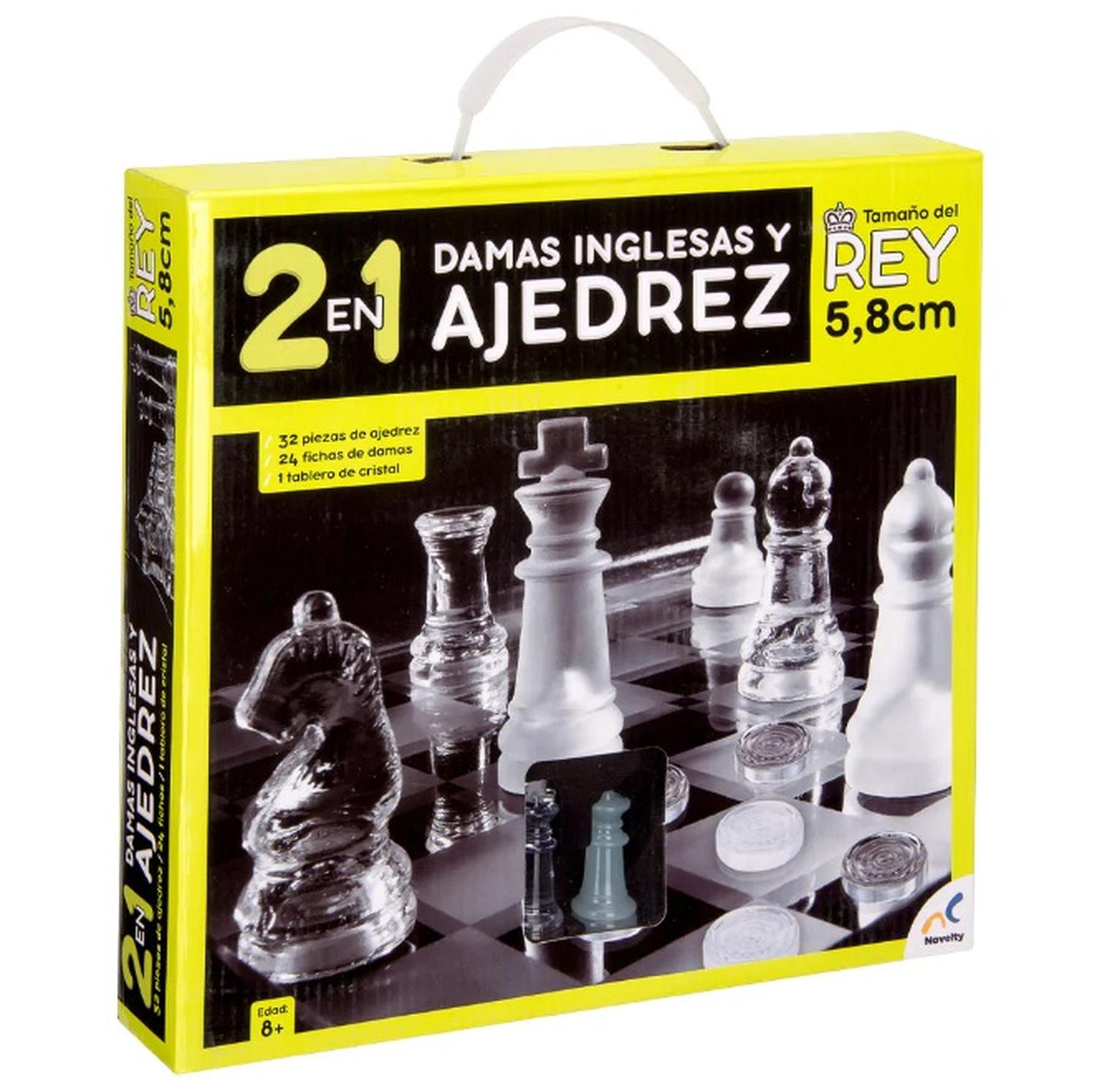 Damas Inglesas y Ajedrez 2 en 1 