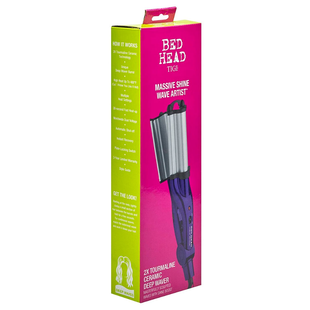 Tenaza rizadora de Cabello Bed Head Wave Artist Deep Waver