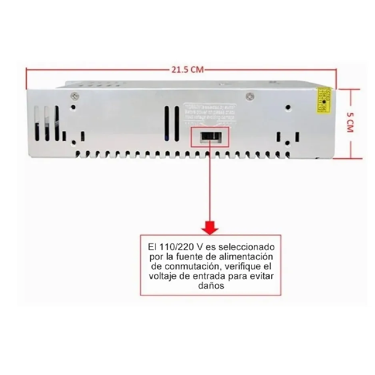 Fuente Conmutada 48v 8.3a 400w 110vac / 220 Vac Alimentacion