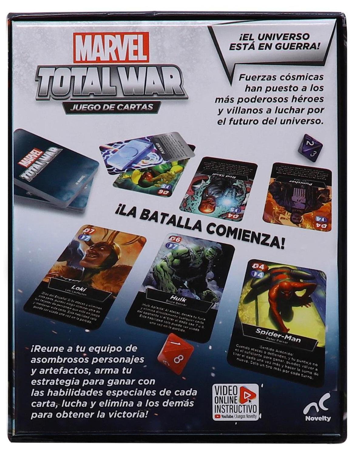 Marvel Total War Juego de Cartas 