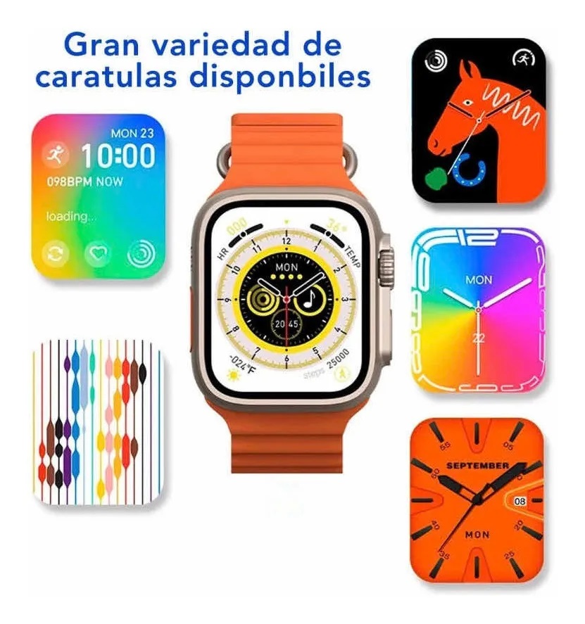 SmartWatch 8 ULTRA MAX Reloj inteligente Series 8 w&O ShopinistaMeta.