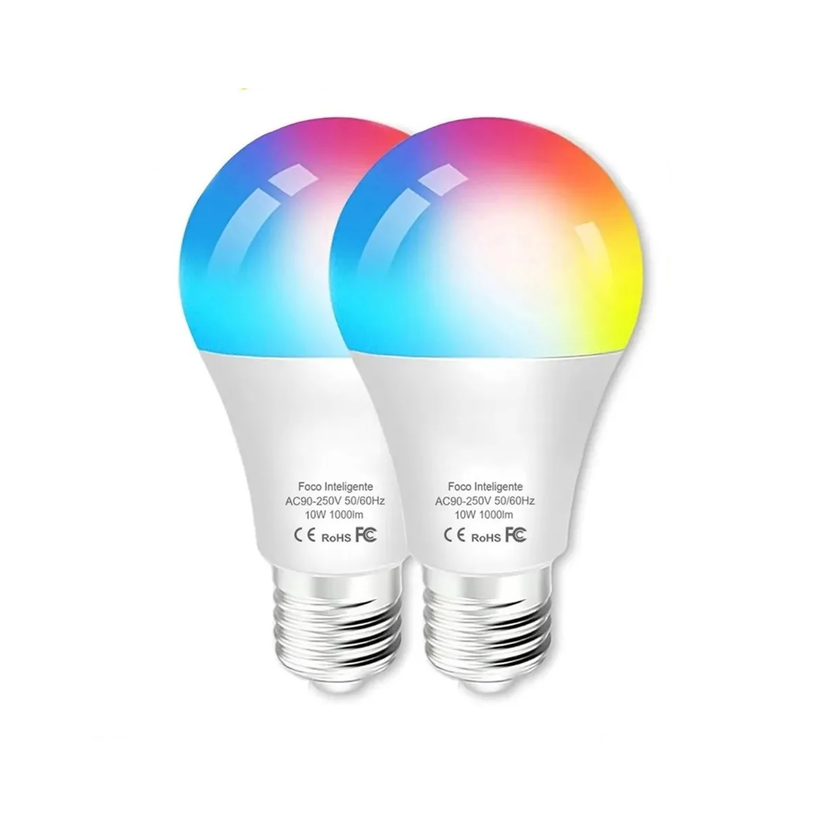 Foco Inteligente Wifi Alexa Rgbcw Smart Led Bombilla 10w Pzas