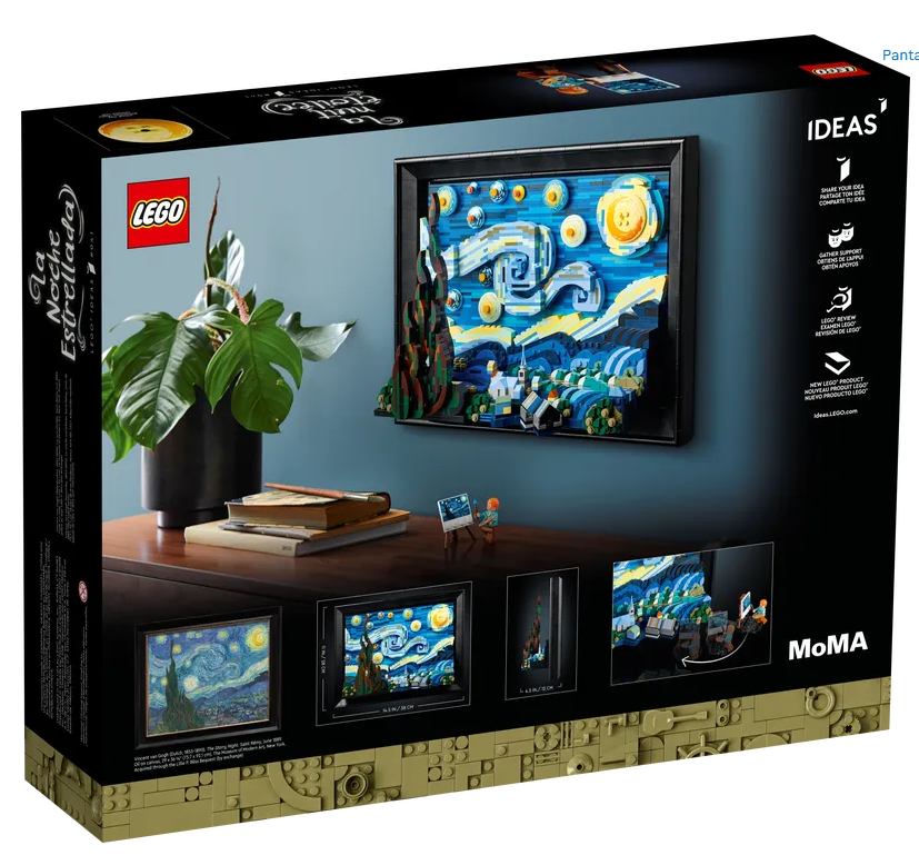 Lego 21333 Ideas Vincent Van Gogh La Noche Estrellada