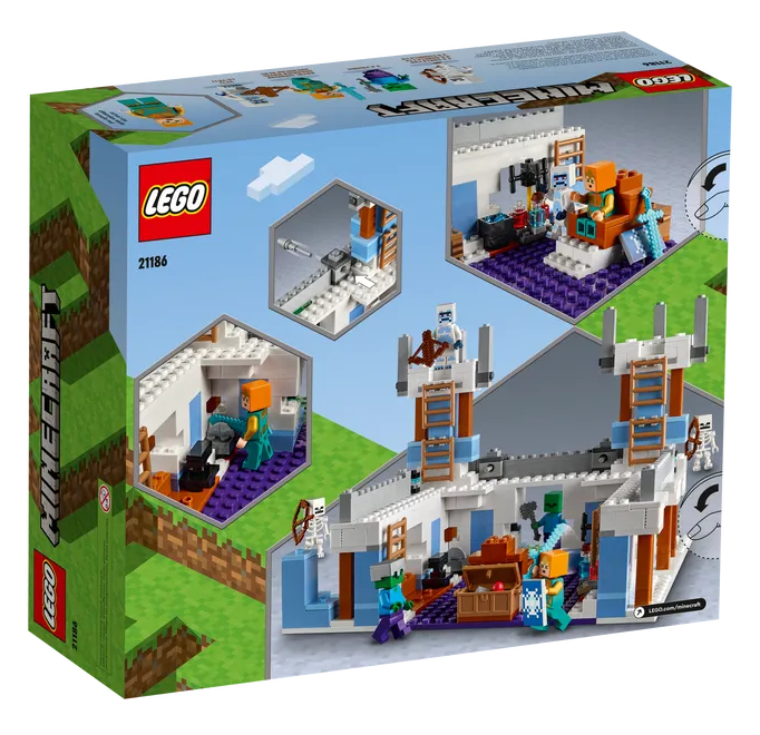 Lego Minecraft 21186 El Castillo De Hielo