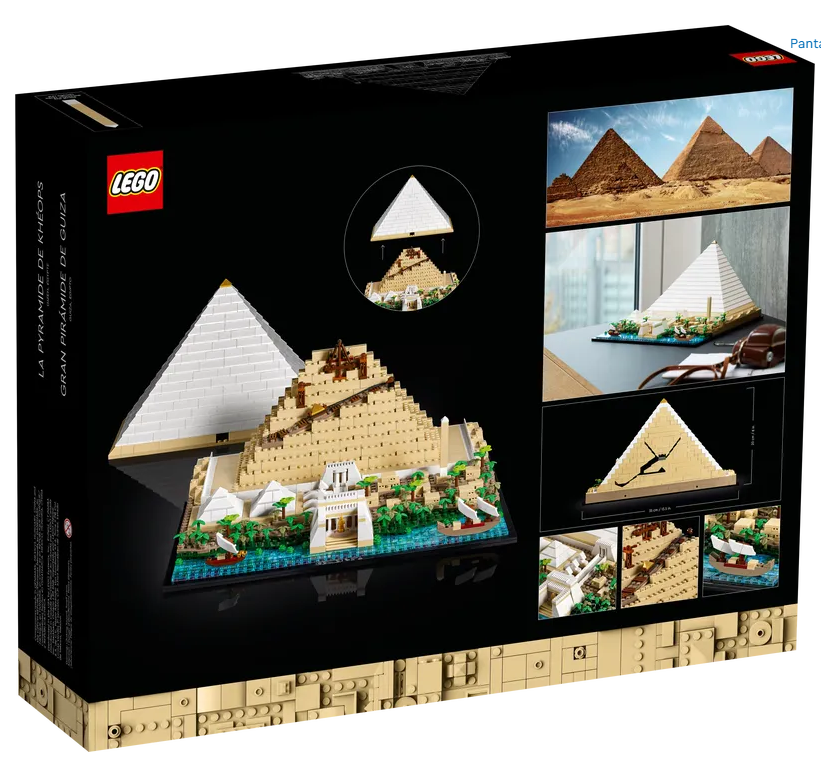 Lego Architecture 21058 Gran Pirámide De Guiza.