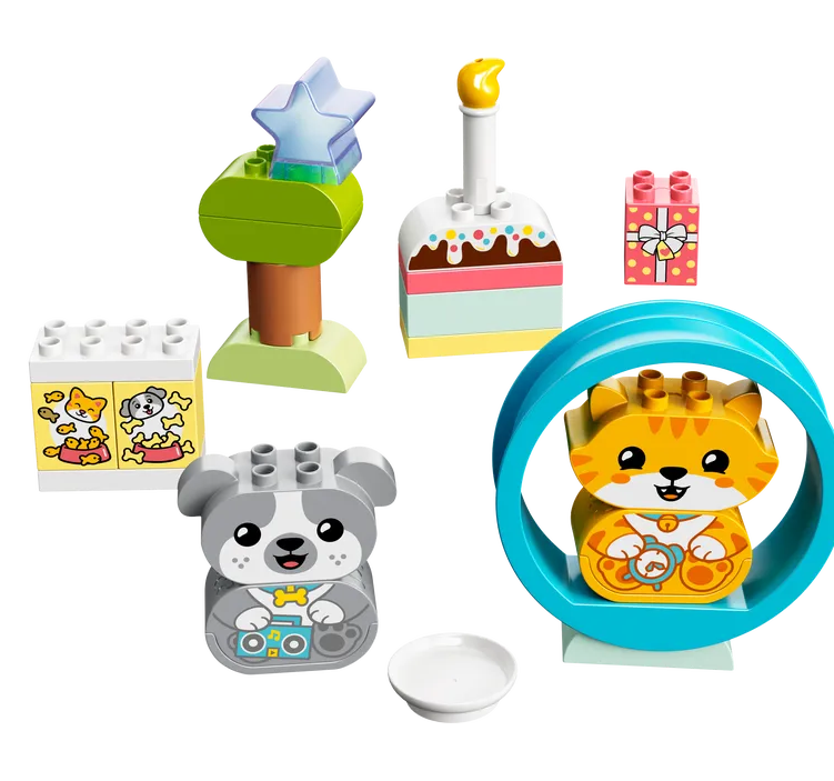 Lego Duplo 10977 Mis Primeros Cachorrito Y Gatito Con Sonido