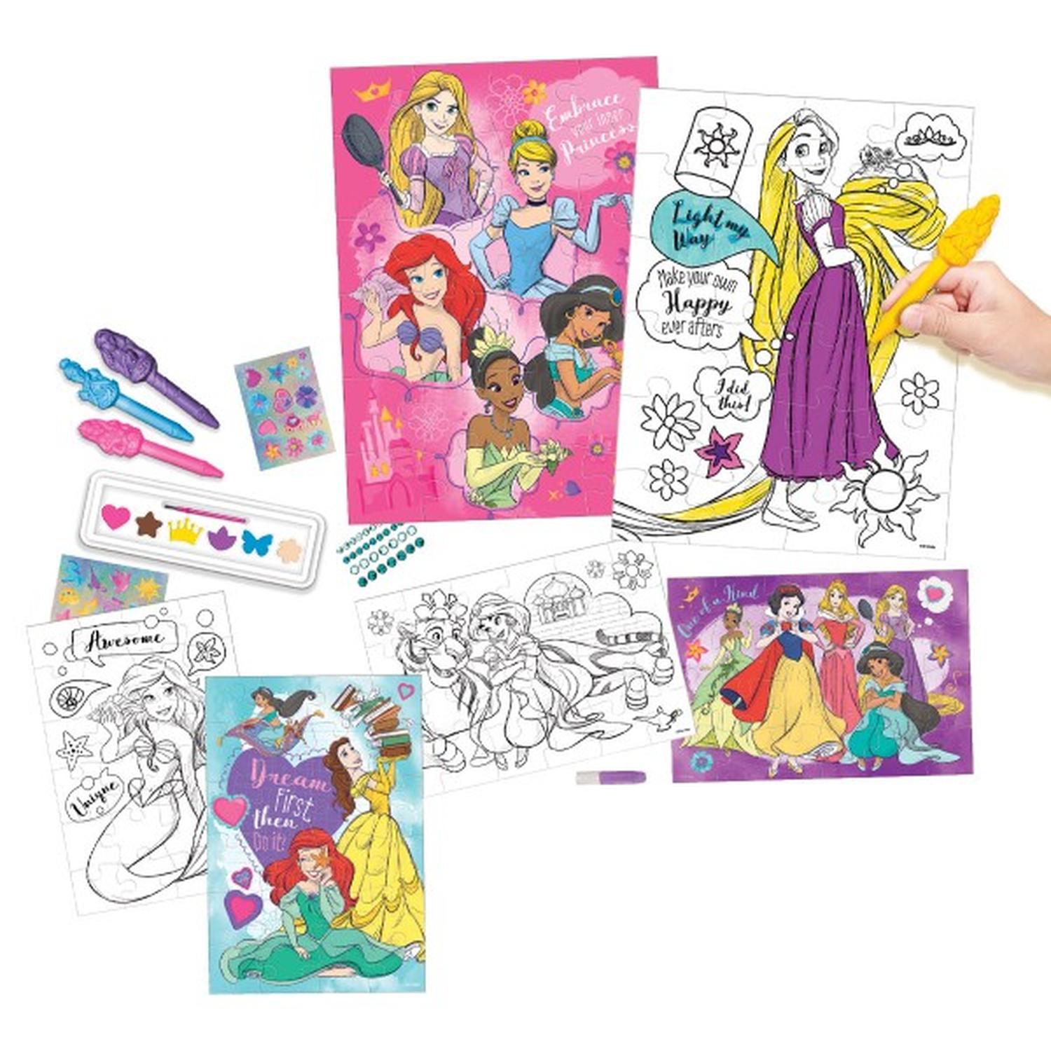 Princesas Disney Stickers 50 Calcomanias De Pvc Vs Agua