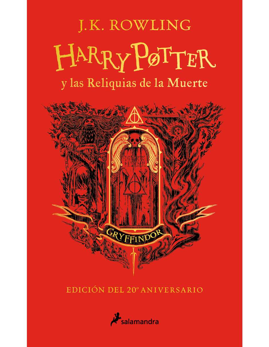 Harry Potter y las reliquias de la muerte (edición Gryffindor del 20º aniversario).