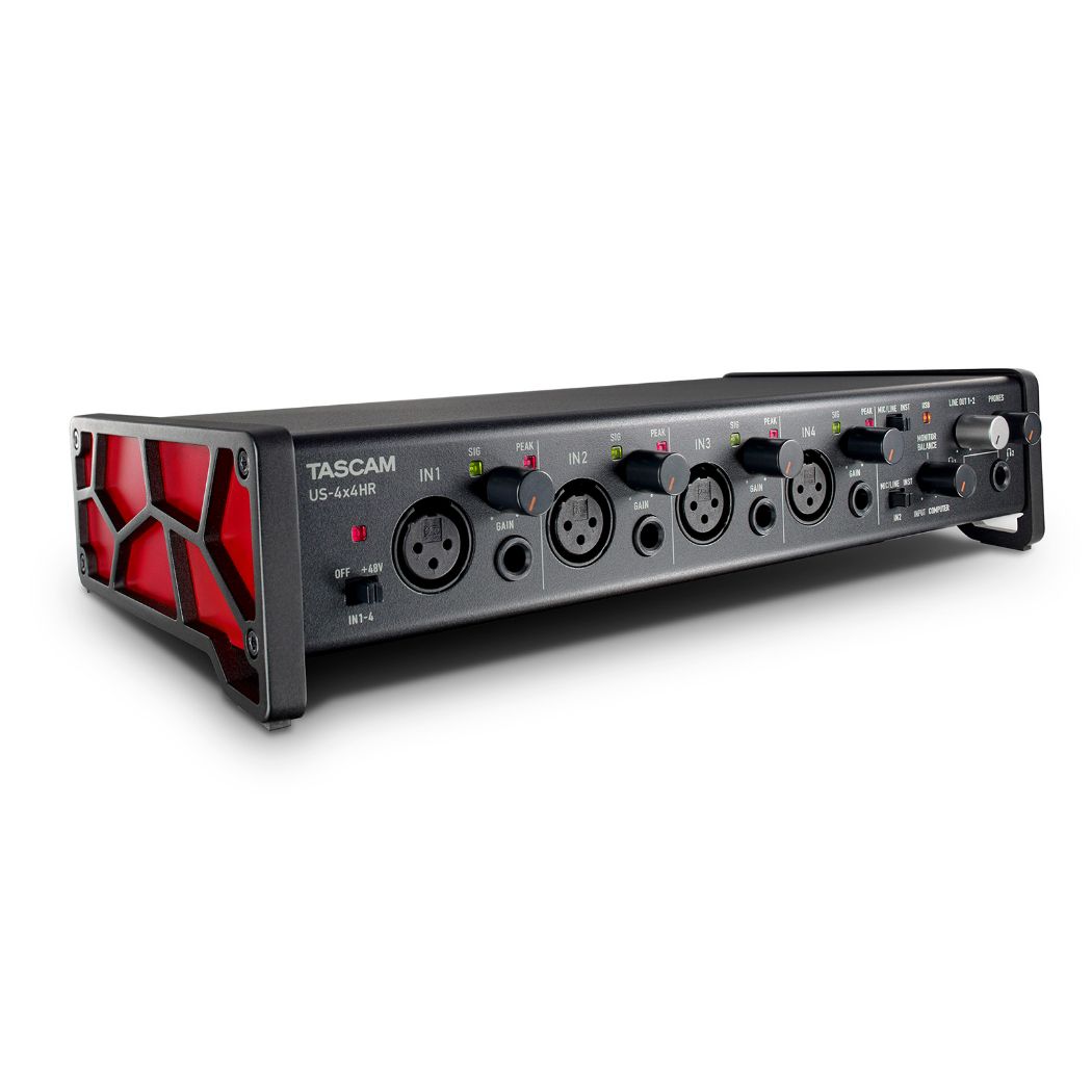 Interfaz de audio TASCAM US-4x4HR 4 Entradas/4 Salidas/MIDI