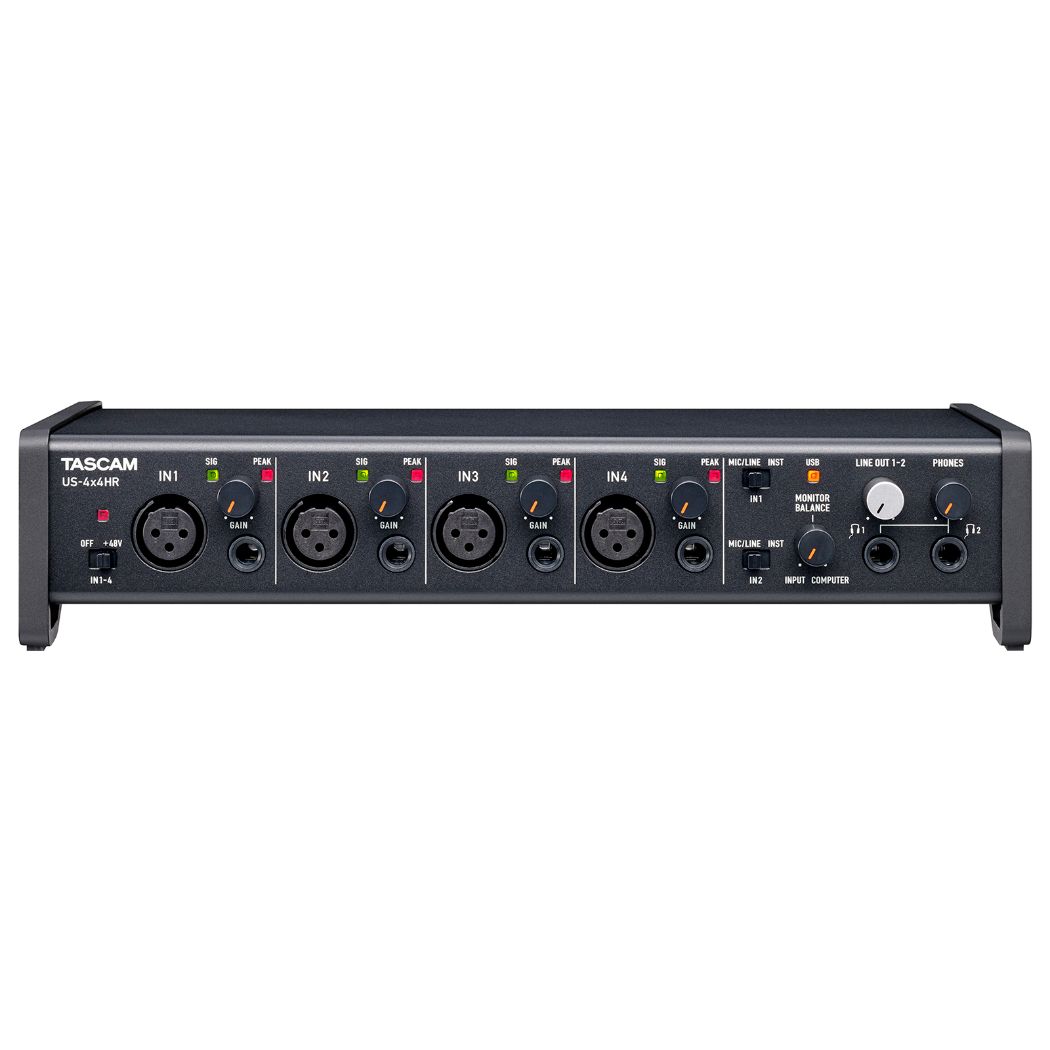 Interfaz de audio TASCAM US-4x4HR 4 Entradas/4 Salidas/MIDI