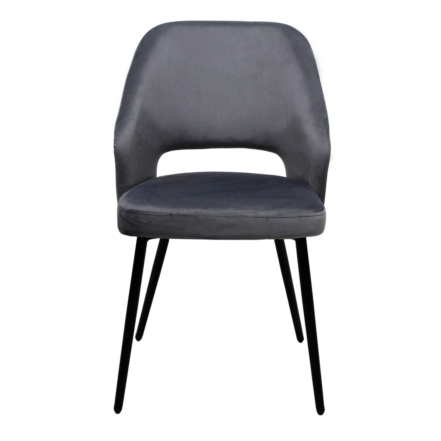 Set 2 Sillas Minimalista para Comedor Asturias Gris Mundo In