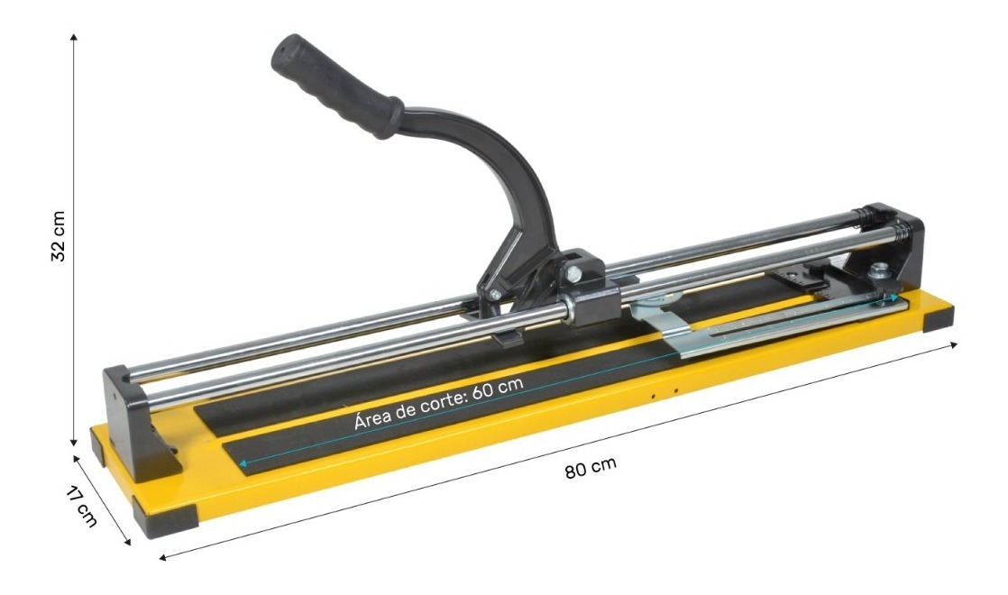 Corta Azulejo Angular Loseta Ceramica Con Baleros 60 Cm 0-69 grados Y 90 grados