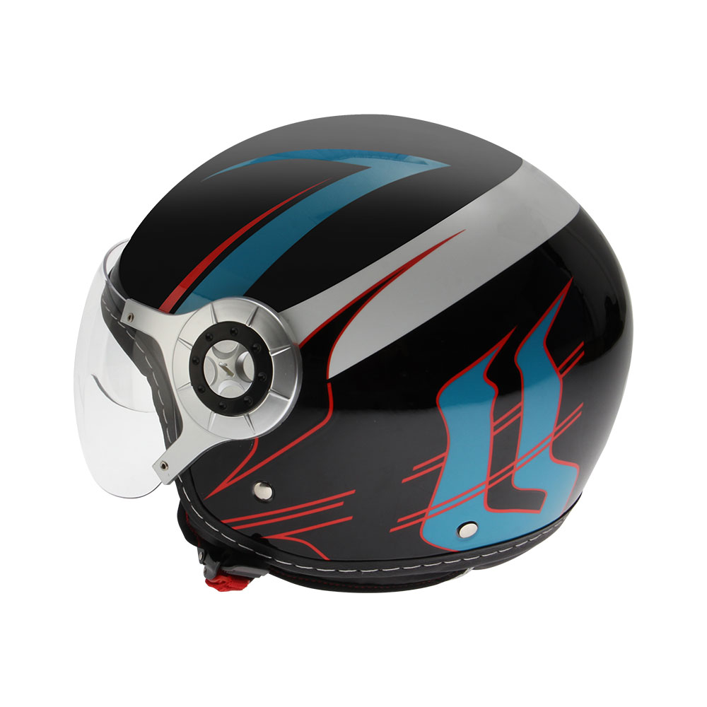 Casco Moto 3/4 ITALIKA Genesis certificado DOT visor ahumado