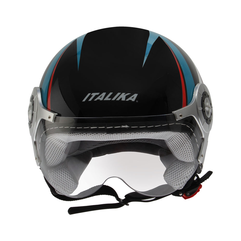 Casco Moto 3/4 ITALIKA Genesis certificado DOT visor ahumado
