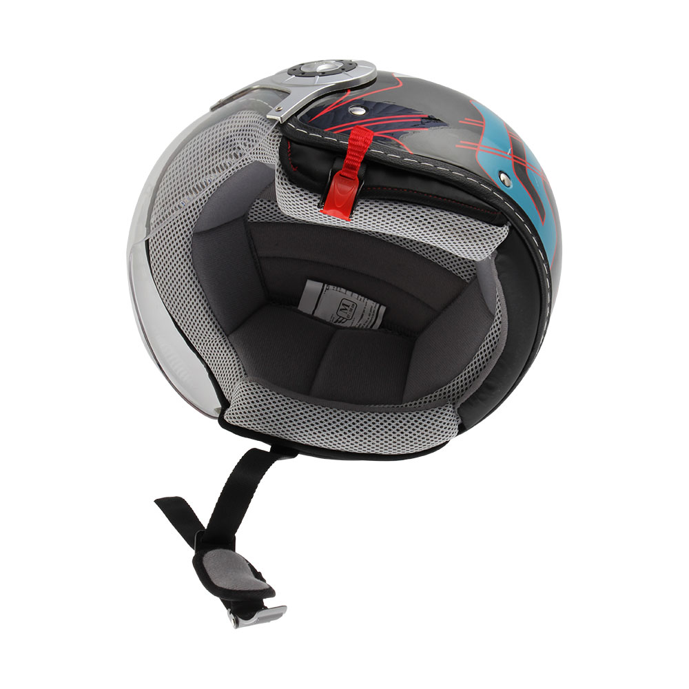 Casco Moto 3/4 ITALIKA Genesis certificado DOT visor ahumado