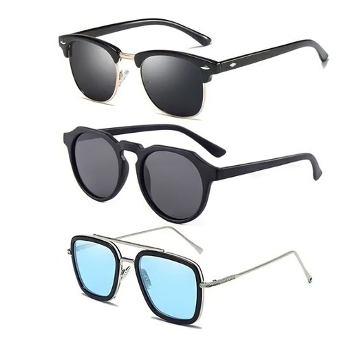 Gafas De Sol Polarizadas Lentes Para Hombre Cuadrado Sport Espejo Men  Sunglasses