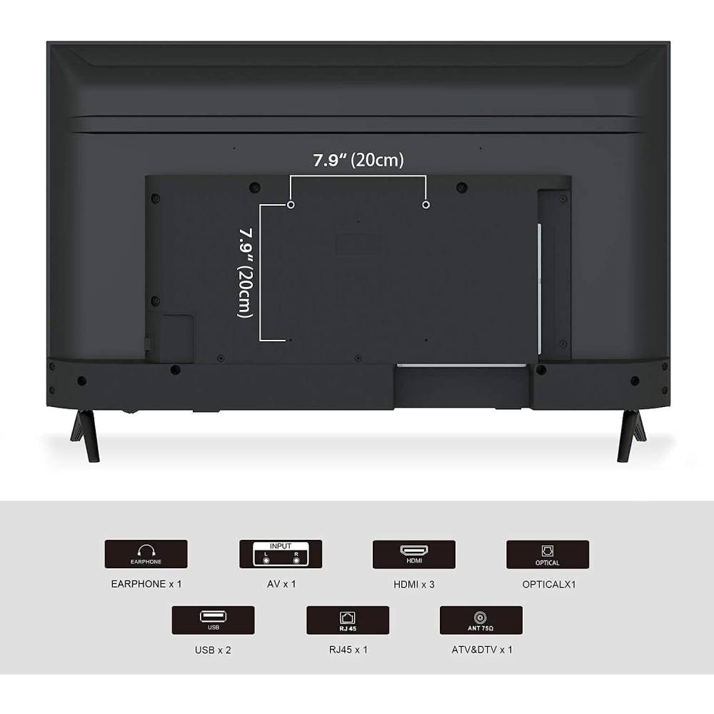 Pantalla 43" Smart TV Android TV Sansui SMX43T1UA