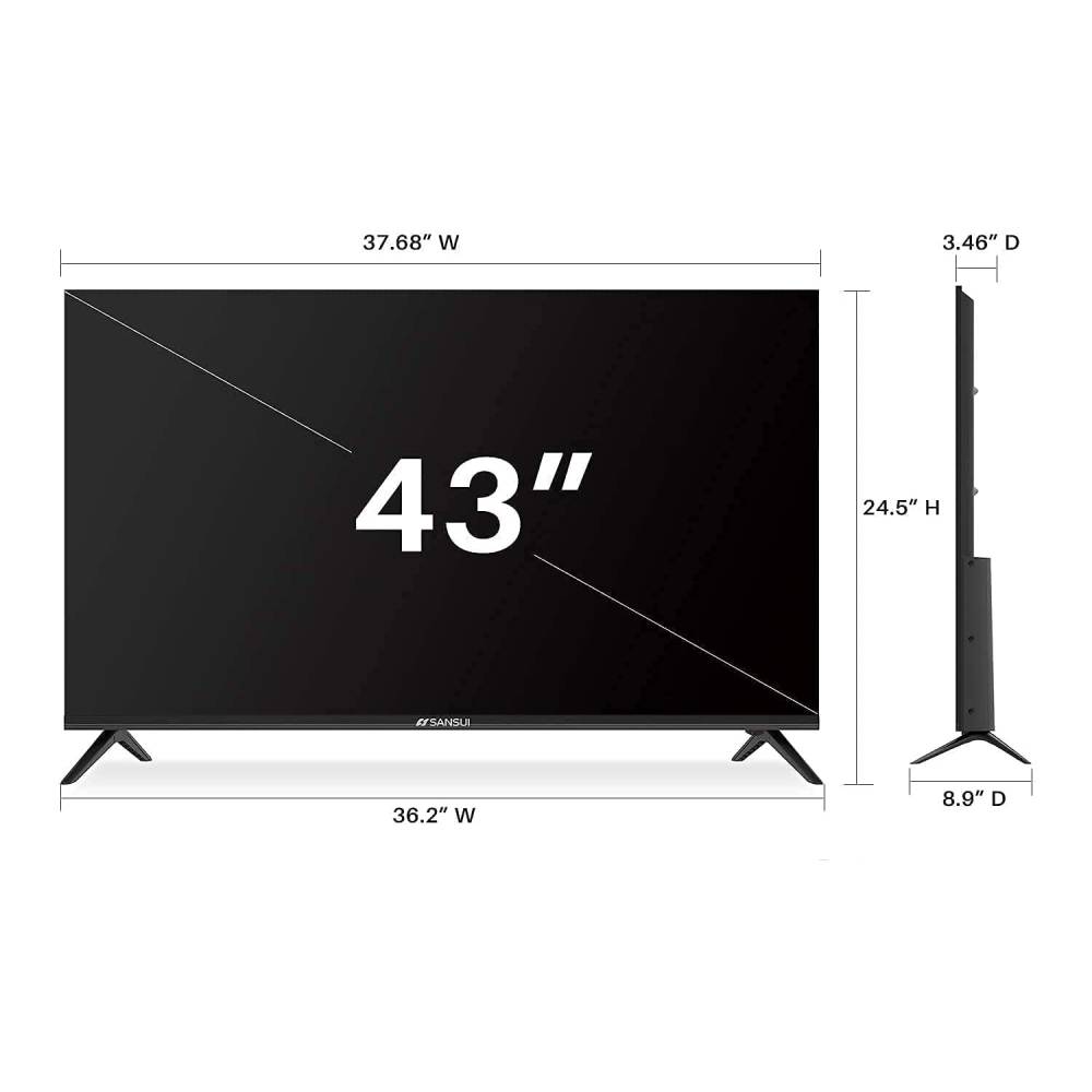 Pantalla Sansui LCD Smart TV de 43 Pulgadas 4K/UHD SMX43T1UA con