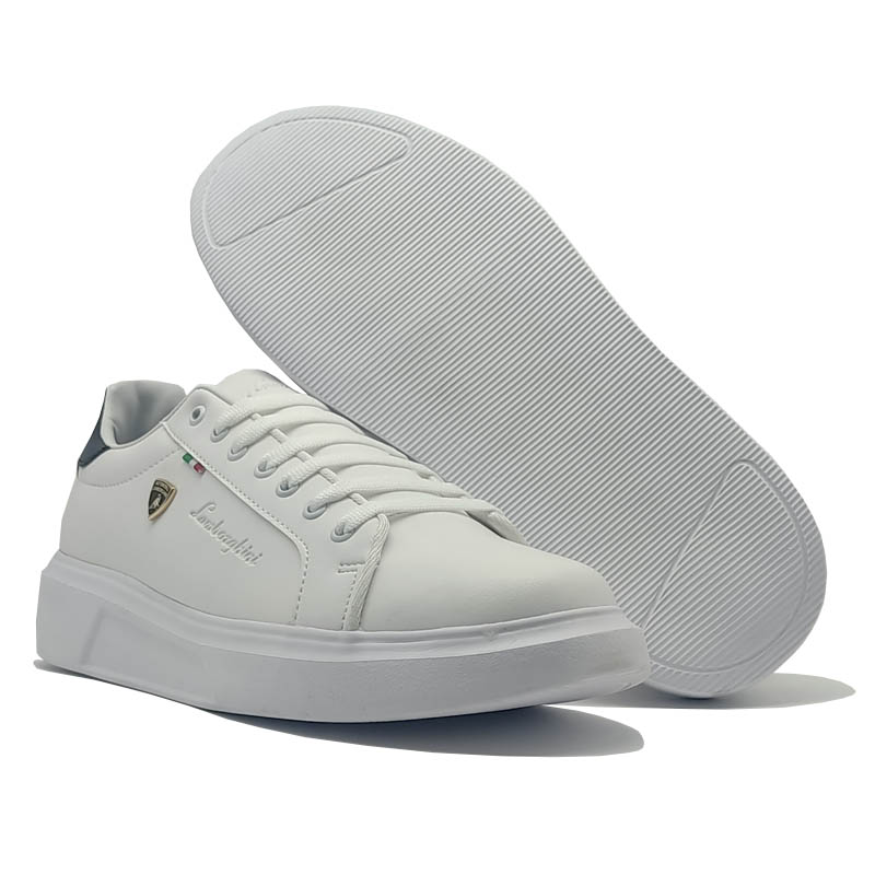 Tenis Lamborghini 7784 Blanco Total Hombre Mujer Unisex Originales Casuales