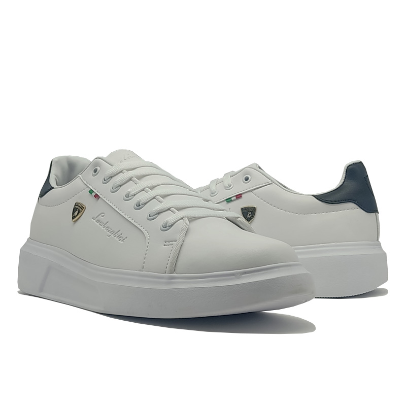 Tenis Lamborghini 7784 Blanco Total Hombre Mujer Unisex Originales Casuales