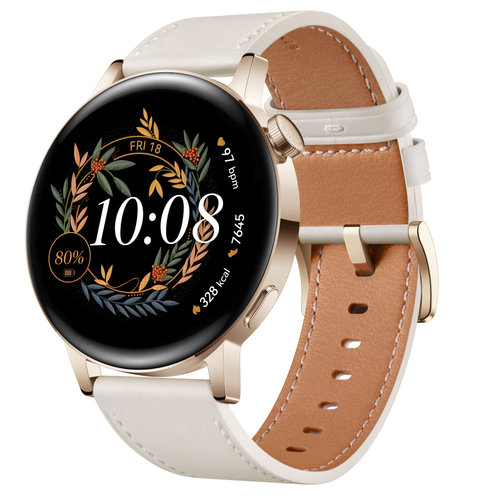 Huawei Smartwatch GT 3, Touch, Bluetooth 5.2, Android/iOS, Blanco - Resistente al Agua