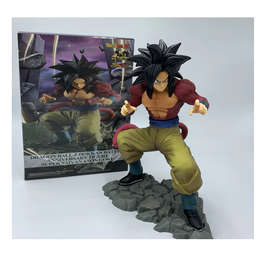 Juguete Muñeco Figura Goku SSJ4 Dragon Ball GT Con Caja