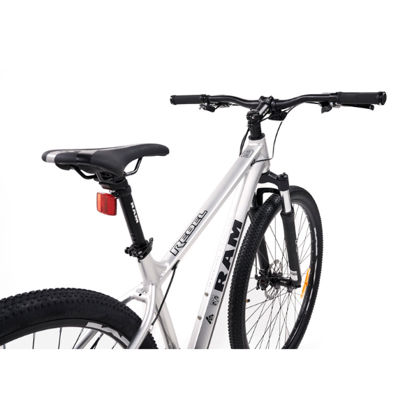 Bicicleta de Montaña RAM Rebel Rodada 29 M3 21 Velocidades Mtb Aluminio Color Plateada