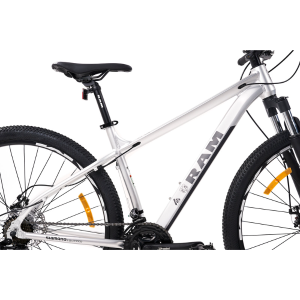 Bicicleta de Montaña RAM Rebel Rodada 29 M3 21 Velocidades Mtb Aluminio Color Plateada