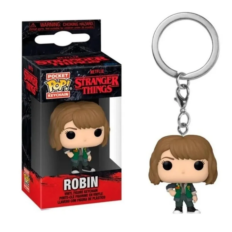 Llavero Funko Pocket Pop Robin Once Stranger Things Figura