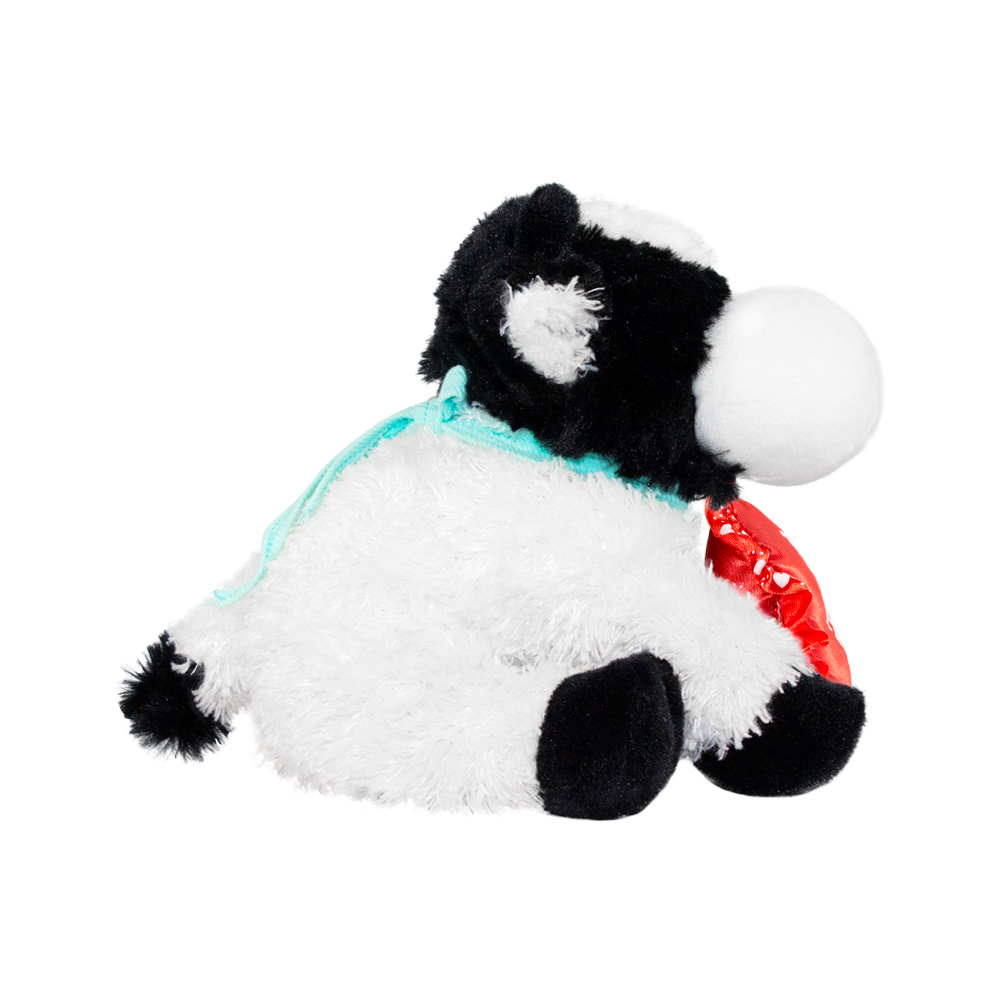 Vaquita De Peluche De San Valentín Con Corazón 33 Cm