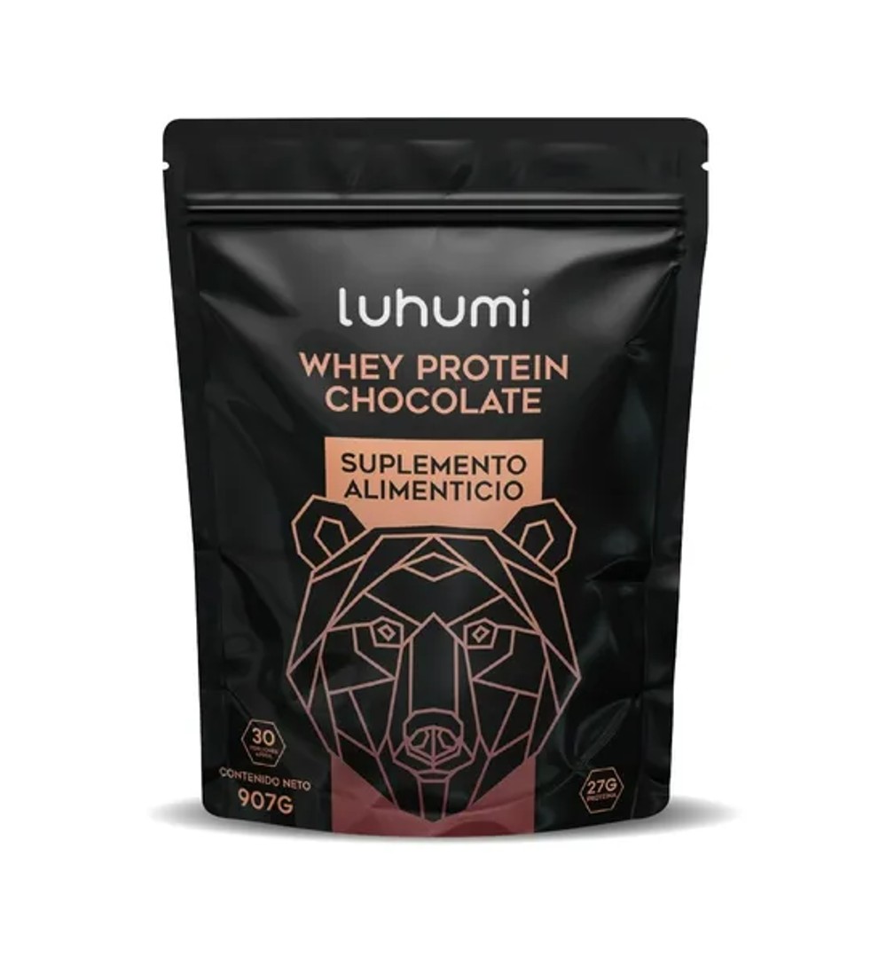 Suplemento Whey Protein Suero De Leche Luhumi Chocolate 2lb.