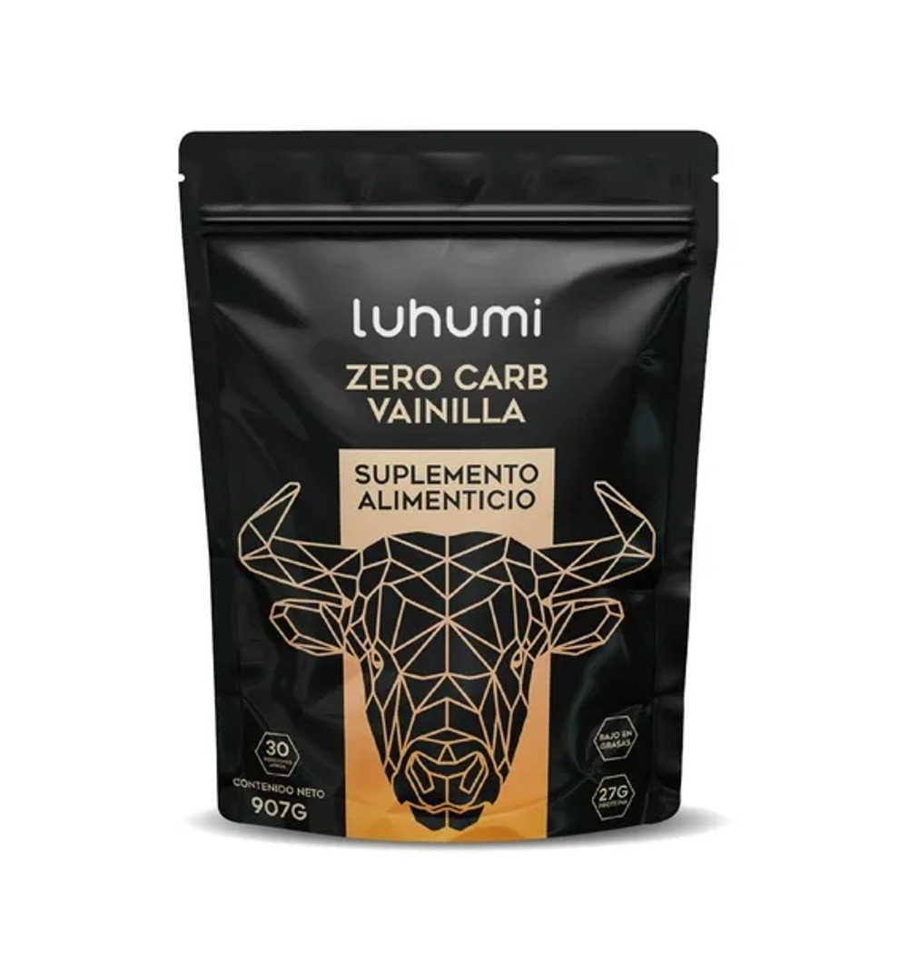 Zero Carb Proteina Luhumi Polvo Suero De Leche Vainilla 2lb.
