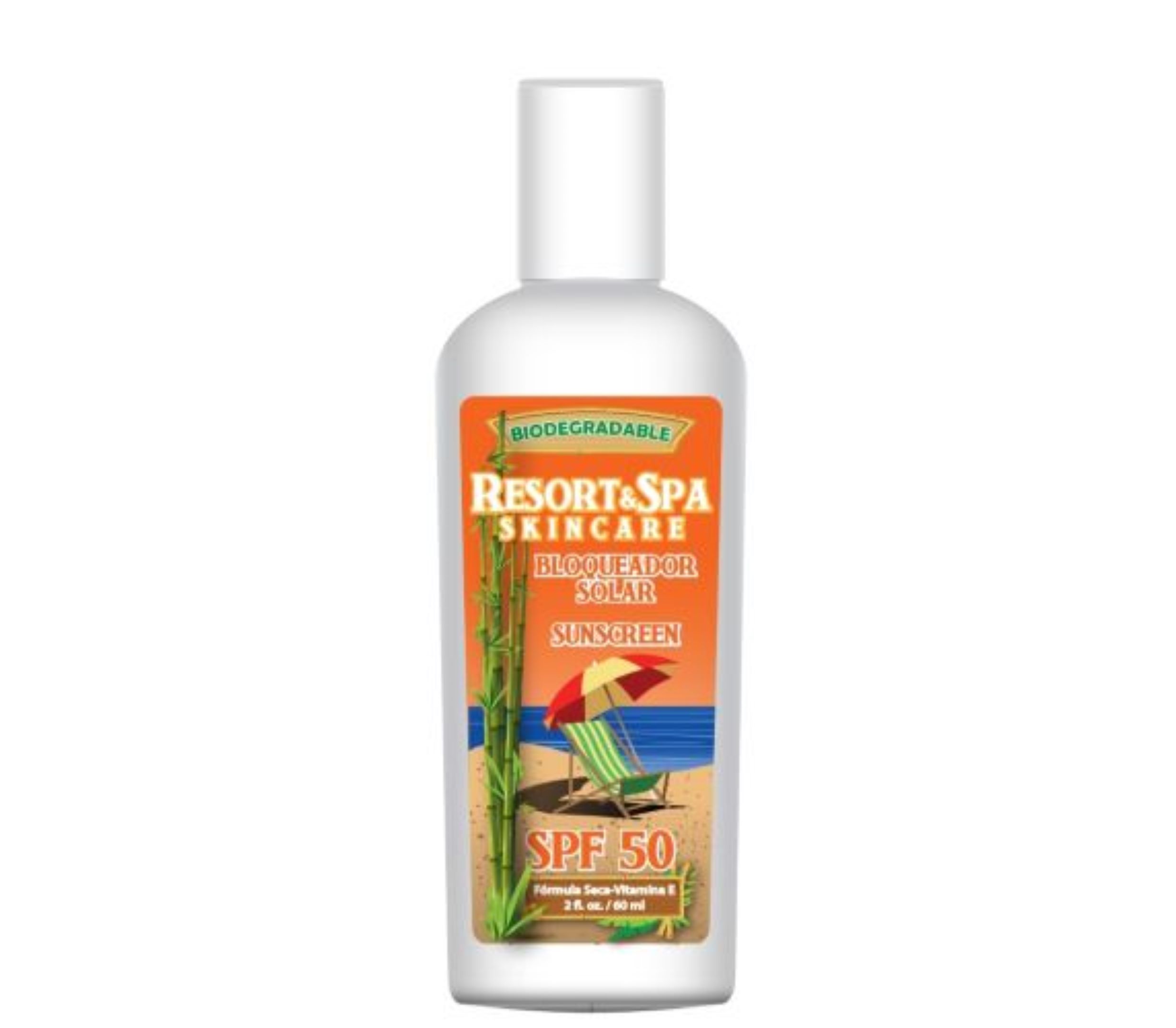 Bloqueador Solar SPF 50 60 ml Biodegradable, Orgánico y Natural