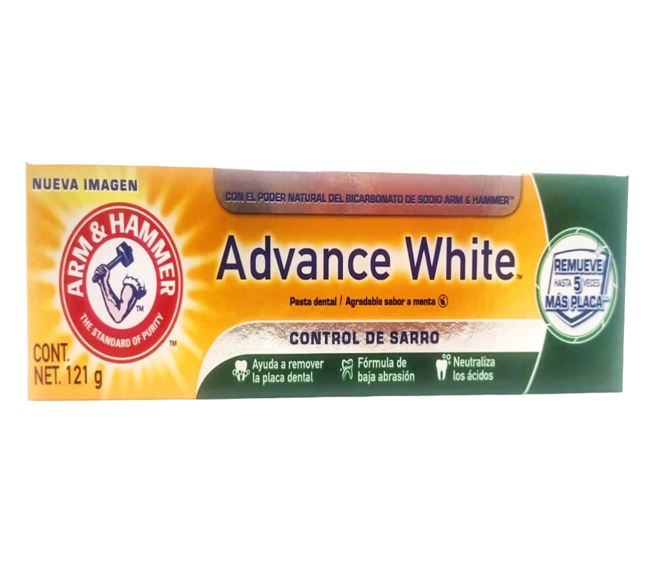 Pasta Dental Arm And Hammer Control De Sarro 121g