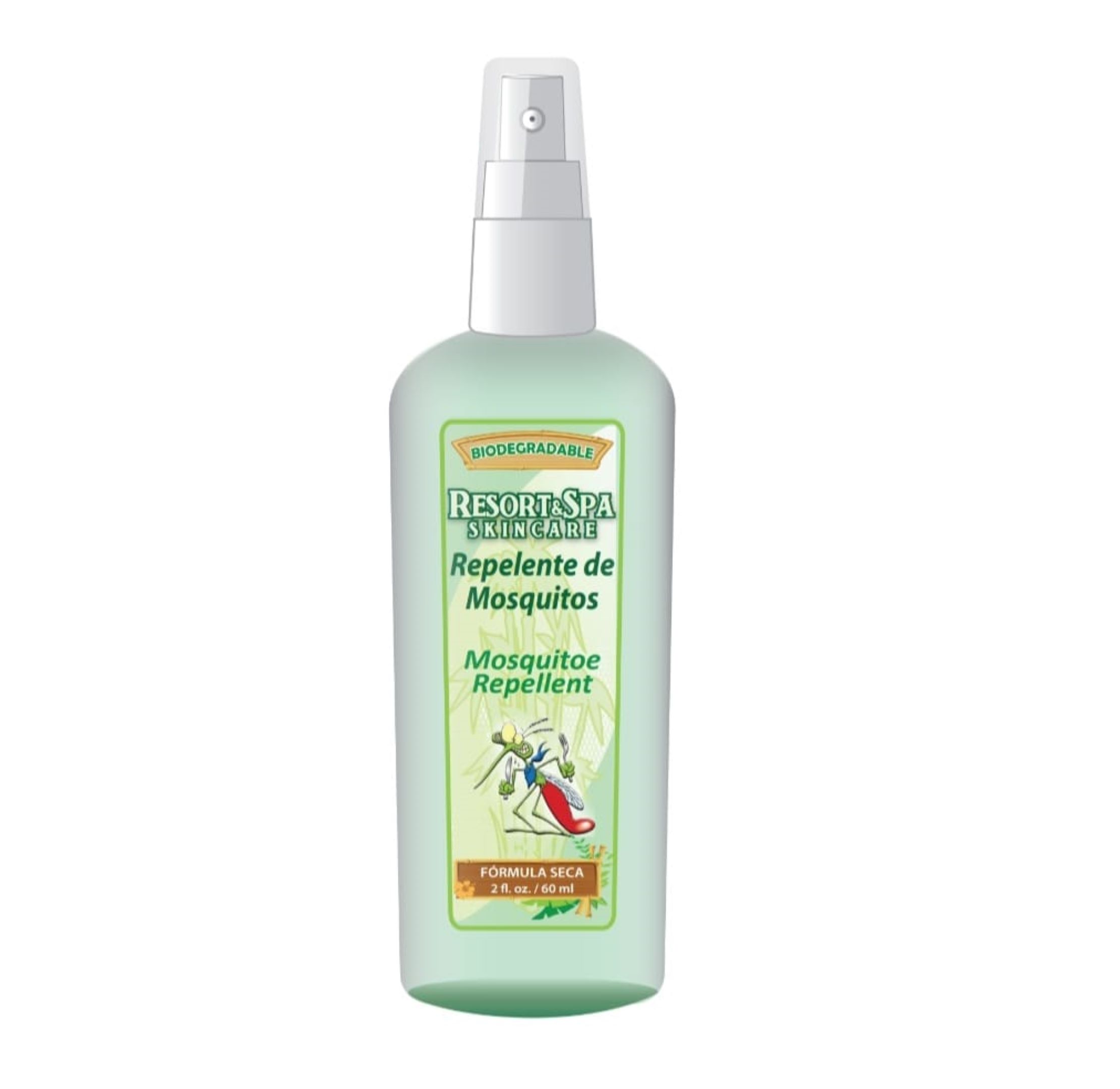 Repelente de Moscos 60 ml Biodegradable, Orgánico y Natural .