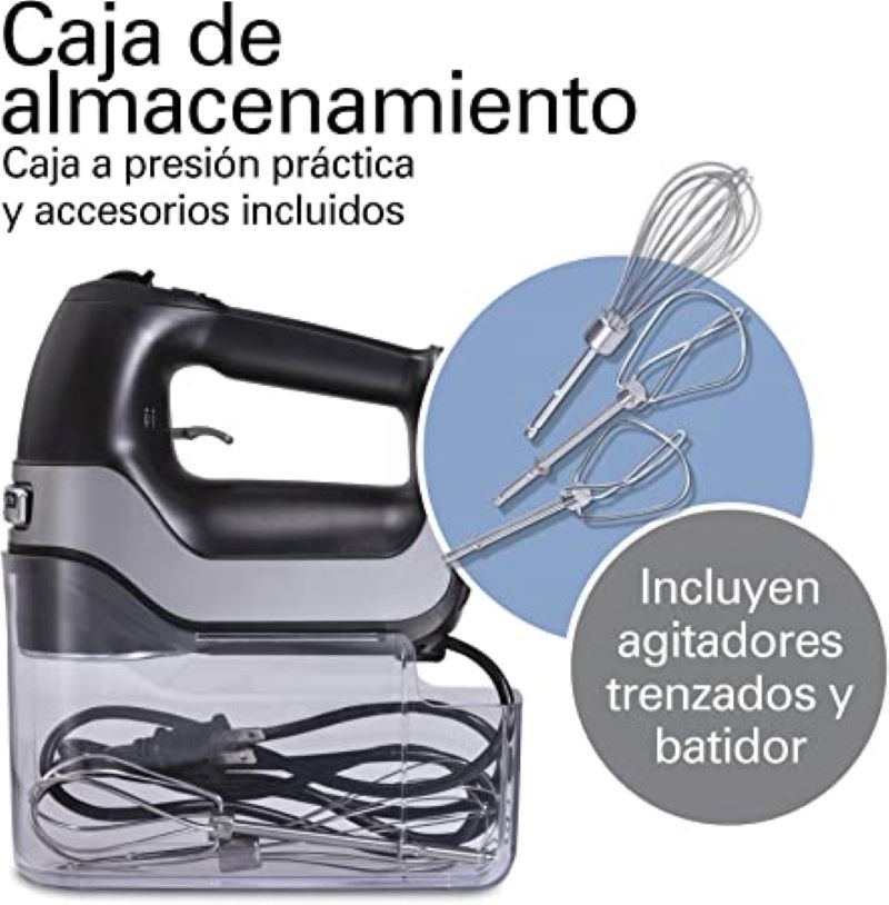 Batidora de Mano Hamilton Beach 62651 5 Velocidades Control de Mezcla