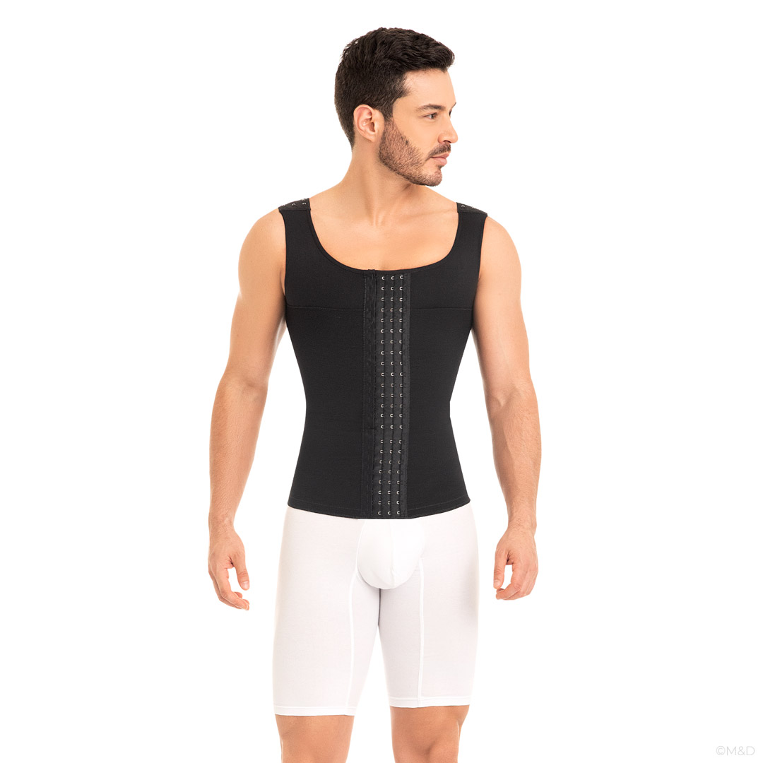 Faja Para Hombre Colombiana Postoperatoria Y Uso Diario corrector de postura ajustable