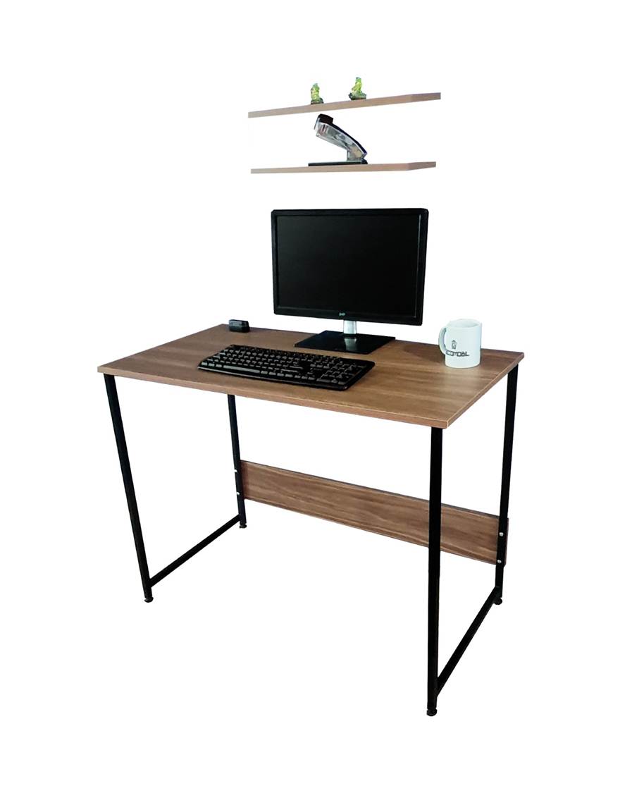 Escritorio Minimalista Industrial Base Herrería 100X45