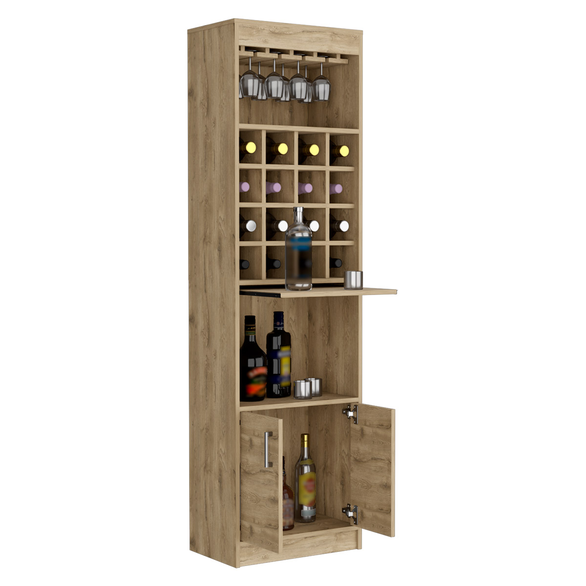 Mueble bar armable modelo Kava color Duna marcaExcelsior