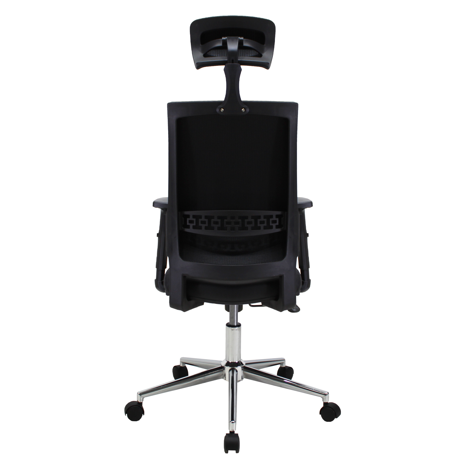 Silla de Oficina Directiva Lugo JM-530D PU Soporte Lumbar Negra Mundo In