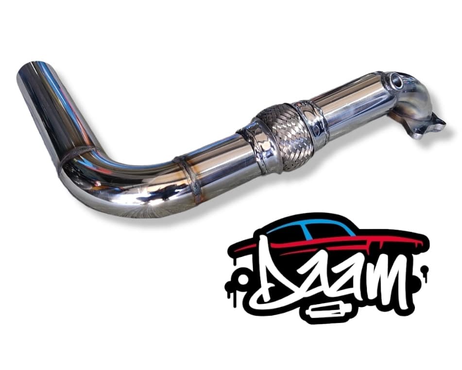 DOWNPIPE 1.2 TSI IBIZA-POLO TURBO AL FRENTE INOXIDABLE
