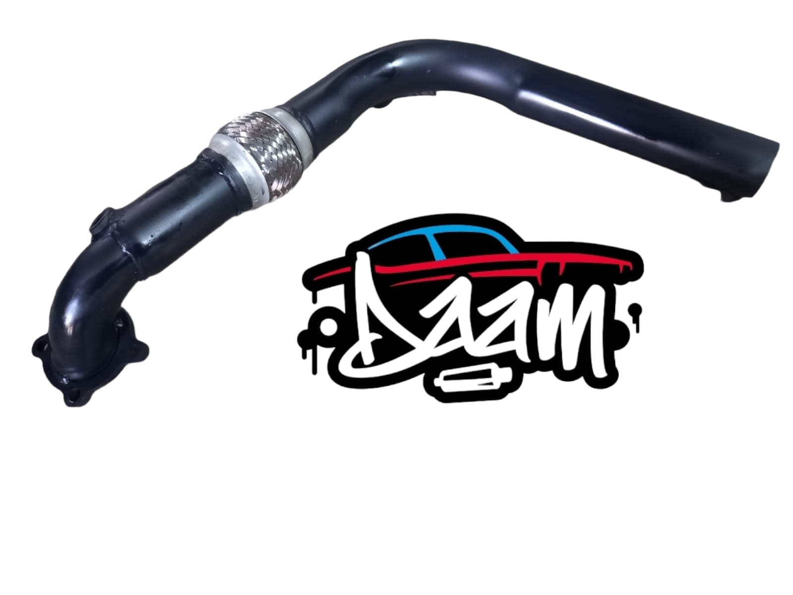 DOWNPIPE 1.2 TSI IBIZA-POLO TURBO AL FRENTE NEGRO