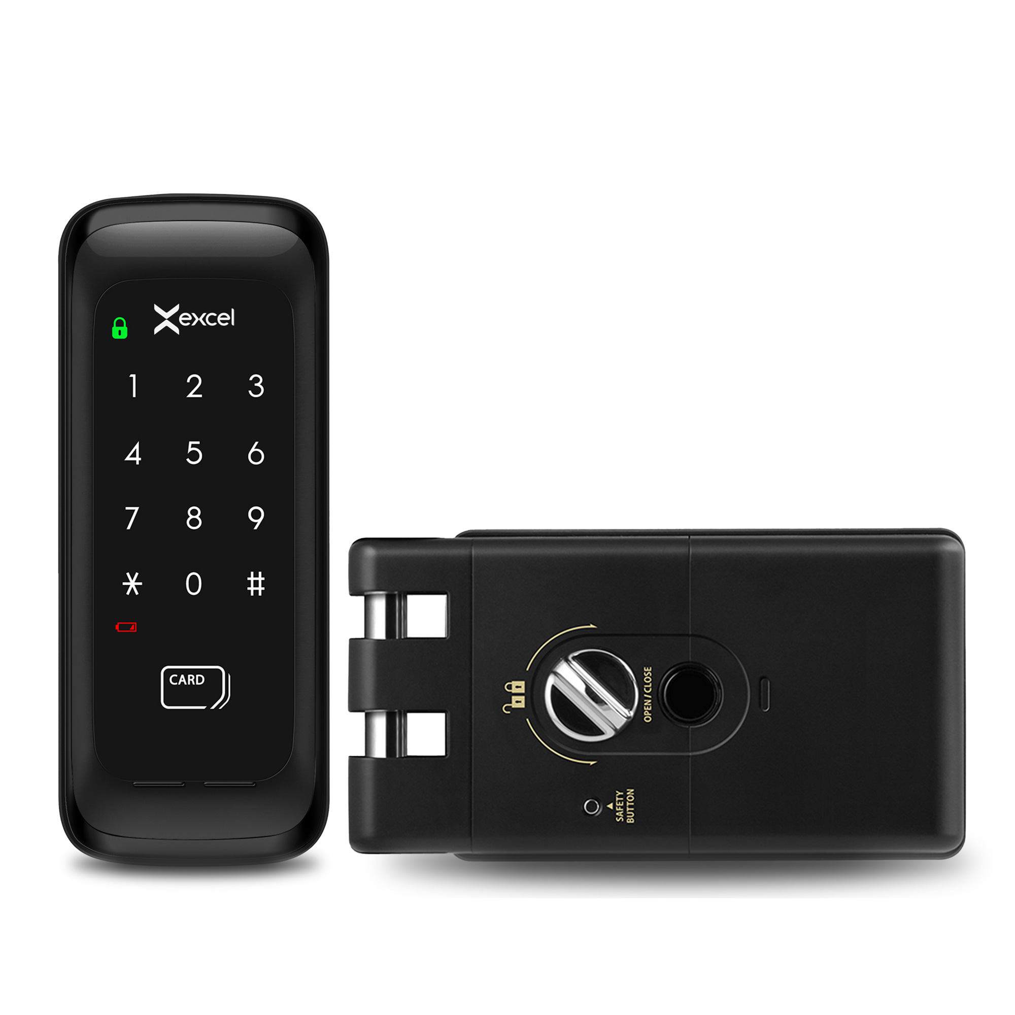 Cerradura Digital con Contraseña y Tarjeta RFID para Puerta Corrediza Excel EXC-D430